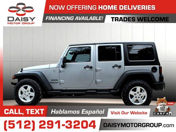 2014 Jeep Wrangler Unlimited 4WDSport 4 WDSport 4-WDSport for only for sale in Round Rock, TX – photo 8