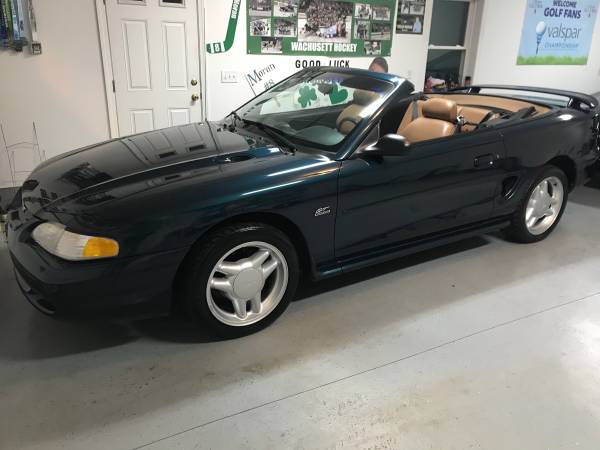 1995 Mustang GT Convertible Barn Find 25,000 Miles! - cars & trucks... for sale in Holden, MA