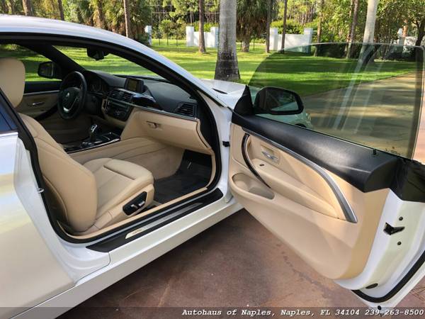2016 BMW 428i Coupe 49K Miles! White over Beige! Driver assist packa... for sale in Naples, FL – photo 17