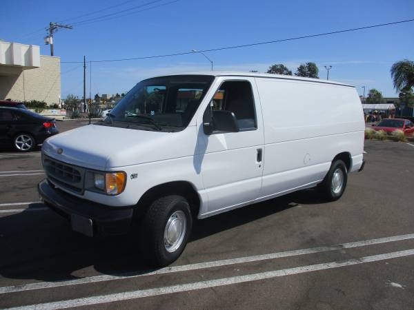 2001 Ford E150 cargo van 41, 000 original miles 1 gov owner - cars & for sale in San Diego, CA