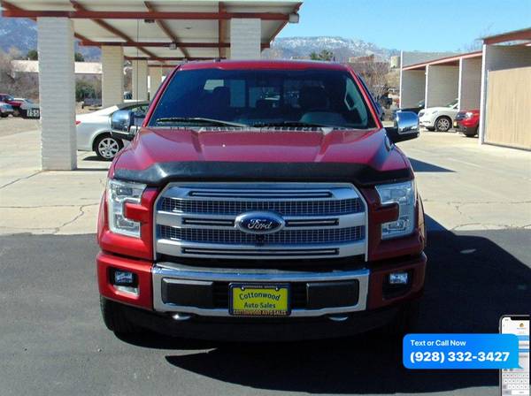 2015 Ford F150 Platinum - Call/Text - - by dealer for sale in Cottonwood, AZ – photo 2