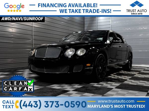 2010 Bentley Continental Flying Spur AWD Luxury Sedan - cars & for sale in Sykesville, MD
