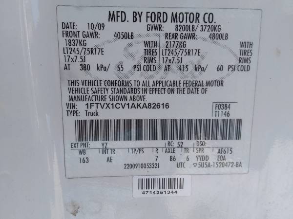 2010 Ford F150 Super Cab V8 for sale in Roma Tx, TX – photo 9