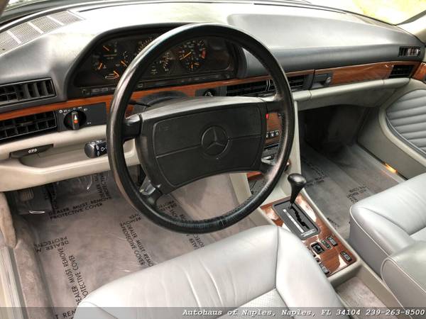1990 Mercedes Benz 300SE 60K Miles! Gray leather, One of the nicest 30 for sale in Naples, FL – photo 13