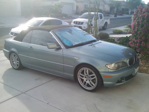 2004 BMW 330ci (Convertible) Aqua Green color 6000 Firm - cars & for sale in Palm Desert , CA
