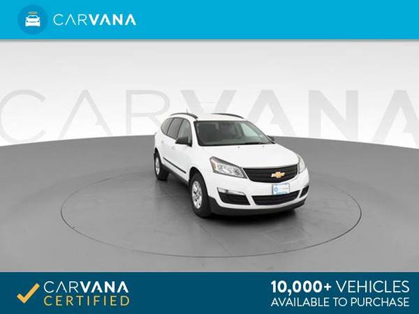 2016 Chevy Chevrolet Traverse LS Sport Utility 4D suv White - FINANCE for sale in Fort Wayne, IN