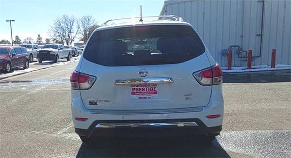 2014 Nissan Pathfinder SL suv Moonlight White - cars & trucks - by... for sale in Longmont, CO – photo 3