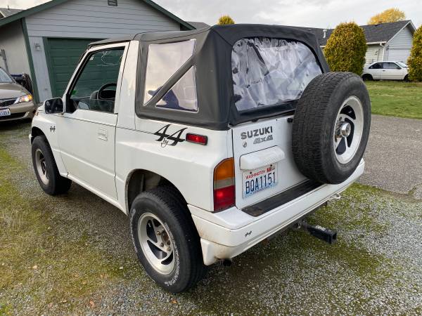 1991 Suzuki SideKick 4x4 Solid Commuter for both the Highway & Trails for sale in Bellingham, WA