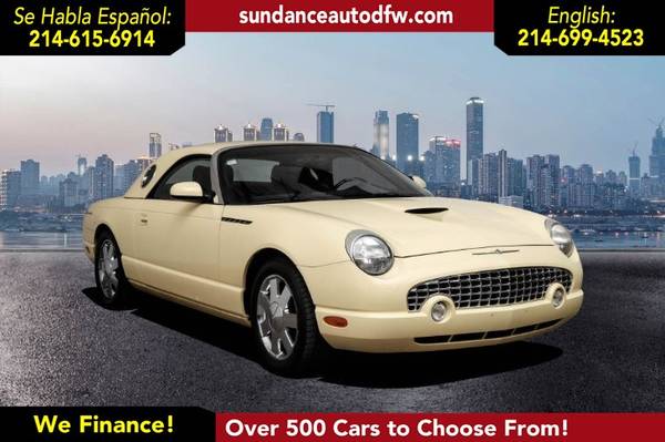 2002 Ford Thunderbird W/Hardtop Premium -Guaranteed Approval! for sale in Addison, TX