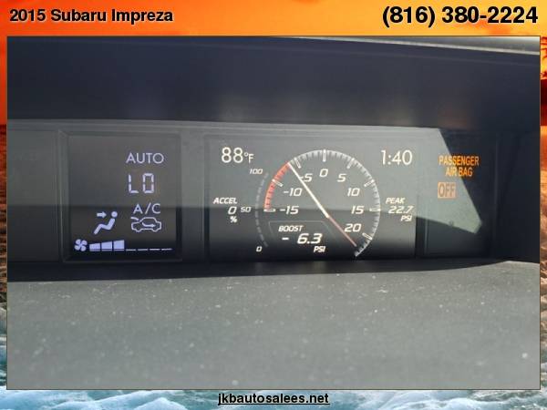 2015 Subaru WRX 6 speed 27k 30 min South of KC for sale in Harrisonville, MO – photo 11