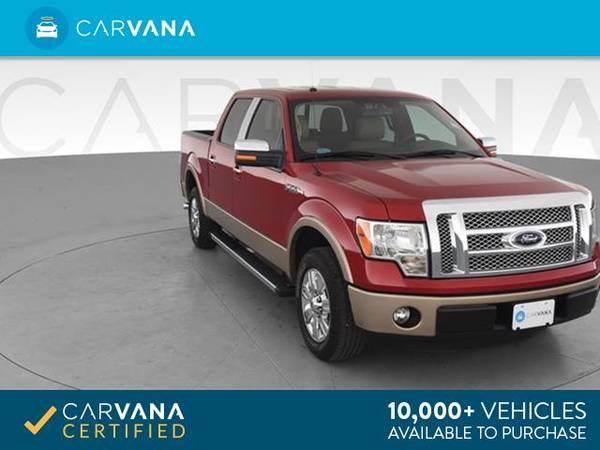 2012 Ford F150 SuperCrew Cab Lariat Pickup 4D 5 1/2 ft pickup Red - for sale in Atlanta, CA
