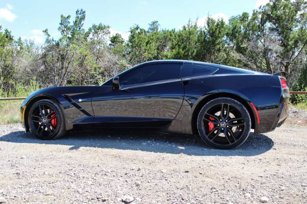 2014 CHEVROLET CORVETTE Z51 - 7 SPEED MANUAL - LOW MILES - BLK ON BLK! for sale in Liberty Hill, AR – photo 5