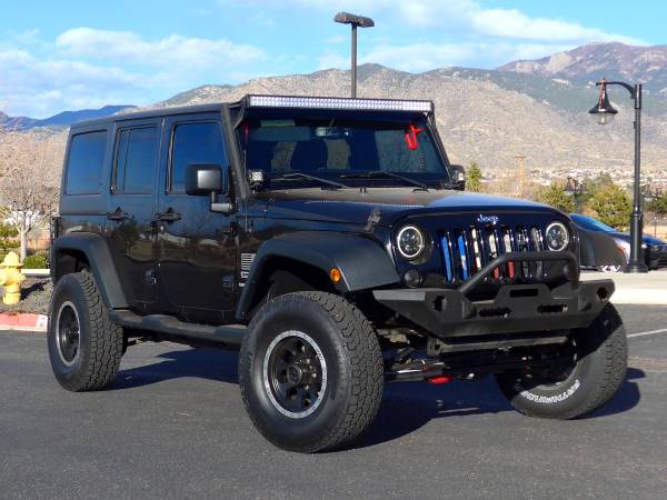 2015 Jeep Wrangler Unlimited Sport! Lifted! Rock Crawler! - cars & for sale in Albuquerque, NM – photo 2