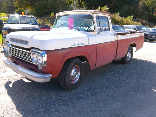 1959 Ford F100 Custom - - by dealer - vehicle for sale in Leicester, VT – photo 3