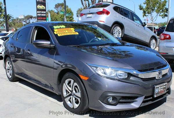 2016 Honda Civic Sedan 4dr CVT LX with for sale in Lawndale, CA – photo 15