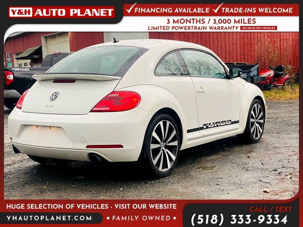 206/mo - 2012 Volkswagen Beetle White Turbo PZEV 2dr 2 dr 2-dr for sale in West Sand Lake, NY – photo 11