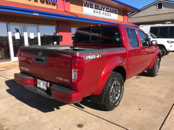 SPECIAL! 6 SPD MANUAL TRANS 2017 NISSAN FRONTIER PRO 4x4 - cars &... for sale in Hanamaulu, HI – photo 5