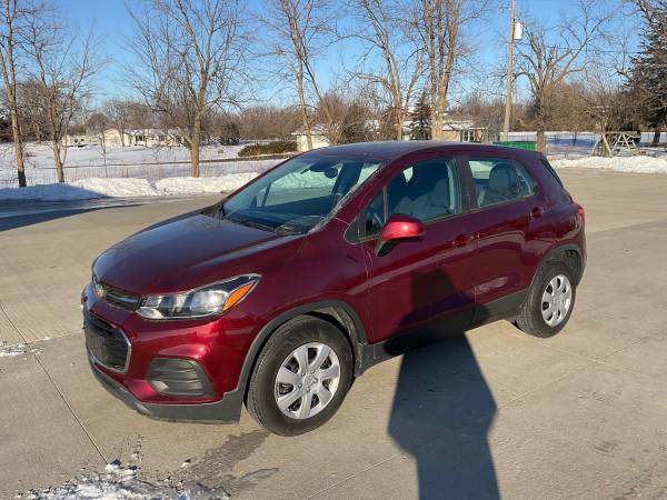 Red 2017 Chevy Trax LS FWD (17, 000 Miles) - - by for sale in Dallas Center, IA – photo 2