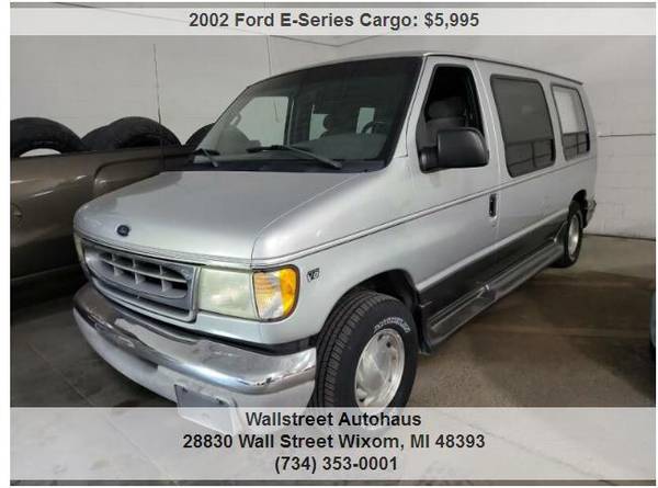 2002 Ford E150 Conversion Van Clean! - - by dealer for sale in Wixom, MI