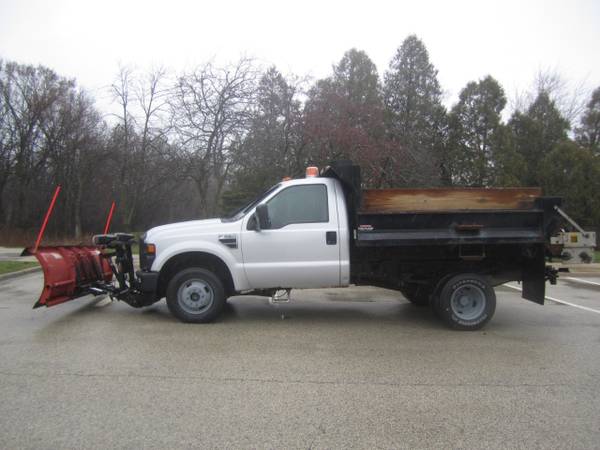 2009 Ford F-350 SD XL DRW 4WD DUMP TRUCK W/WESTERN PLOW AND for sale in Highland Park, IL – photo 15