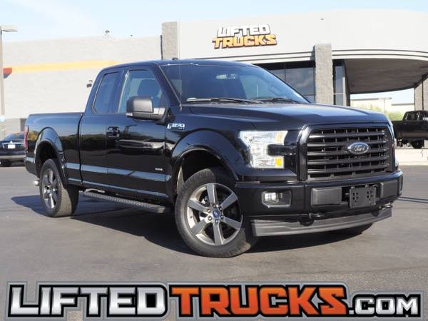 2017 Ford f-150 f150 f 150 XLT 4WD SUPERCAB 6.5 BOX 4x - Lifted... for sale in Glendale, AZ