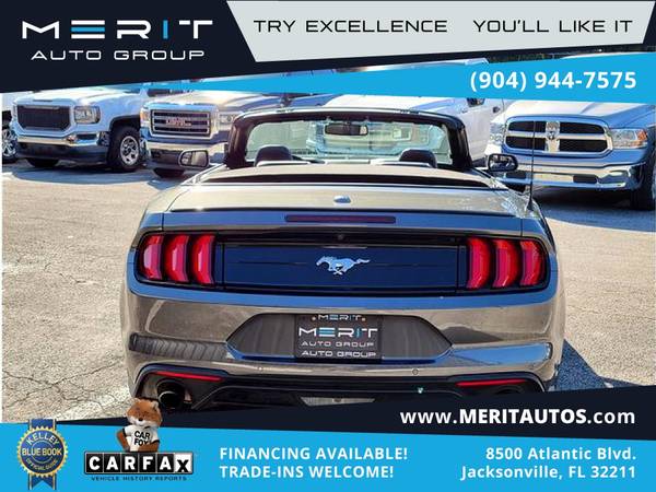 2019 Ford Mustang EcoBoost Premium Convertible 2D FOR ONLY 454/mo! for sale in Jacksonville, FL – photo 6