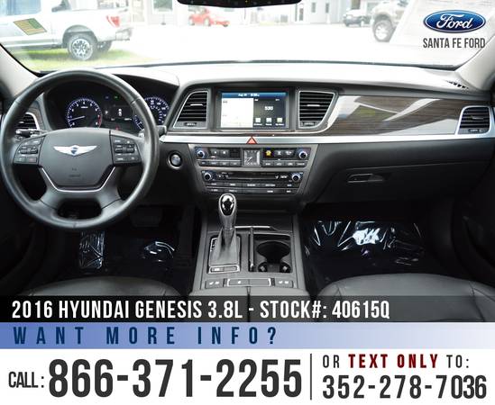 2016 HYUNDAI GENESIS 3 8L BlueLink, Sunroof, Leather Seats for sale in Alachua, FL – photo 14