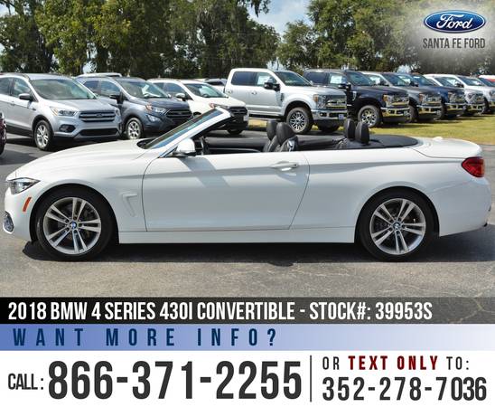 2018 BMW 4 Series 430i *** Leather, Convertible, Backup Camera *** for sale in Alachua, FL – photo 18