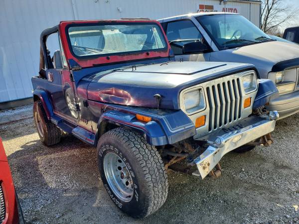 1990 Jeep Laredo YJ/Trades Welcomed - - by dealer for sale in Monroe City, Mo, MO