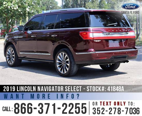2019 LINCOLN NAVIGATOR SELECT Leather Seats, Camera, GPS for sale in Alachua, FL – photo 5