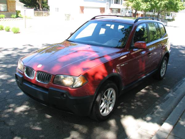 2004 BMW X3 Flamenco Red - - by dealer - vehicle for sale in Salt Lake City, UT – photo 2