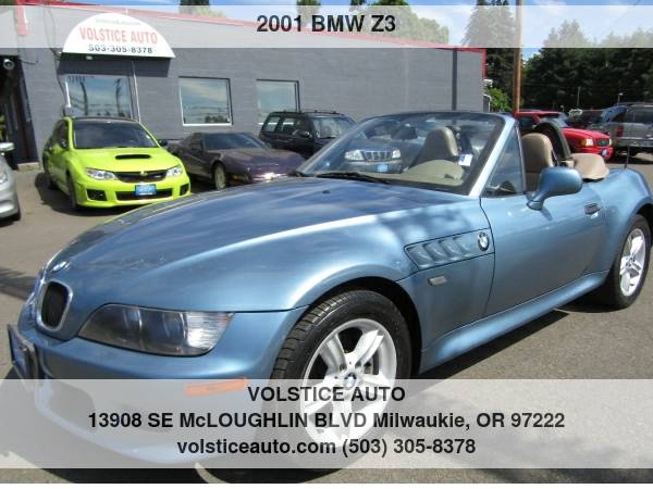 2001 BMW Z3 Z3 2dr Roadster 2 5i BLUE 2 OWNER 129K CLEAN ! - cars for sale in Milwaukie, OR