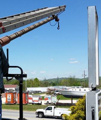 F 350/35' Skyhook ladder crane. for sale in Skyland, NC – photo 2