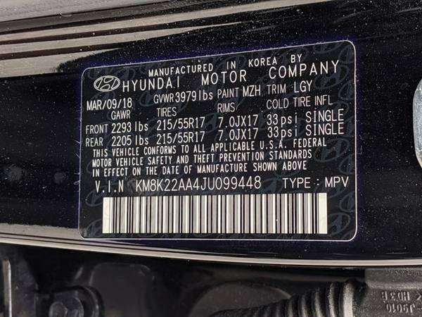 2018 Hyundai KONA SEL SKU: JU099448 SUV - - by dealer for sale in Columbia, SC – photo 23