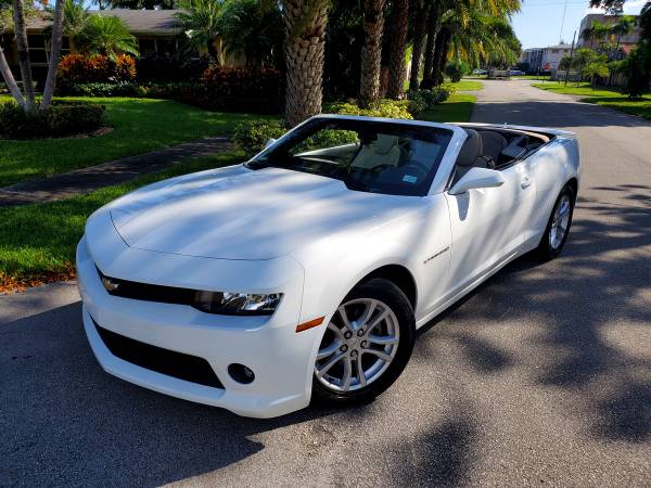 2015 Chevrolet Camaro LT Convertible 1 owner Clean Title for sale in Hollywood, FL – photo 2