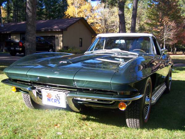 1967 Corvette 2 top roadster for sale in Eagle River, WI