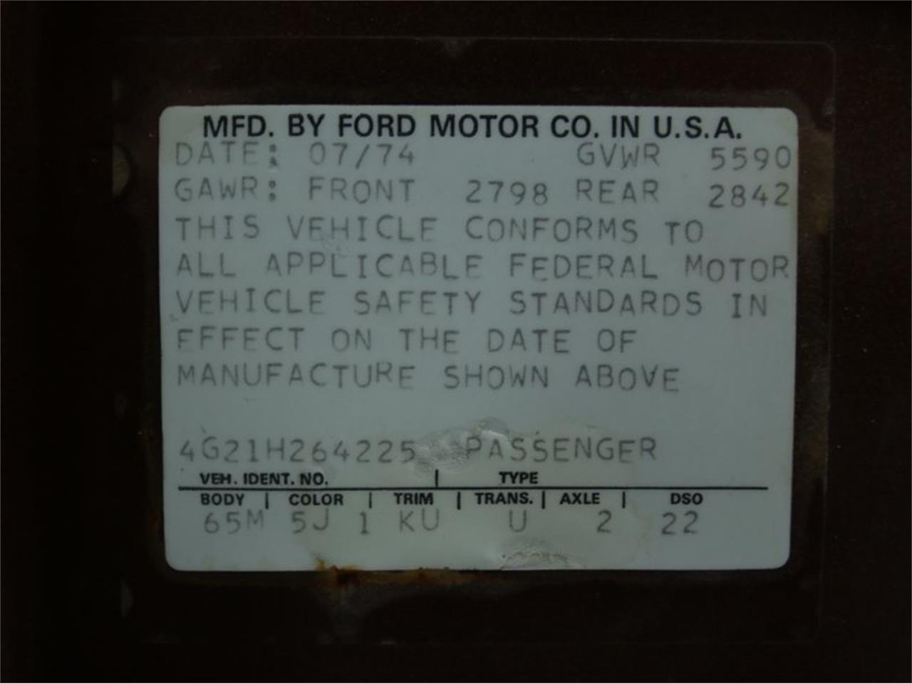 1974 Ford Gran Torino for sale in Concord, NC – photo 68