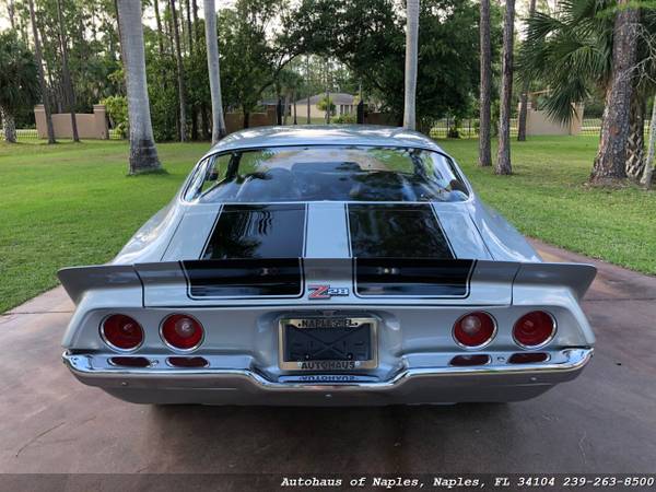 1973 Chevrolet Camaro Z/28 Only 1,710 miles on Restoration! Almost eve for sale in Naples, FL – photo 4