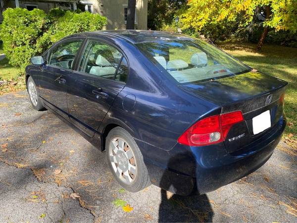 2008 Honda Civic LX Sedan, One Owner, Clean Title, Manual... for sale in Pittsford, NY – photo 3