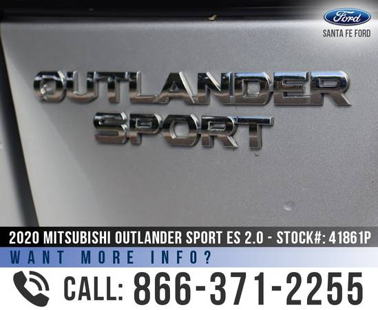 20 Mitsubishi Outlander Sport SE Camera, HD Radio, Bluetooth for sale in Alachua, FL – photo 10