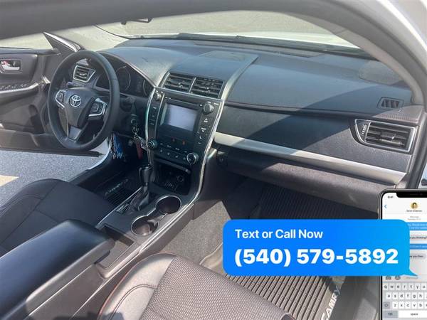 2017 TOYOTA CAMRY SE w/Navigation/Sunroof LOW DOWNPAYMENTS - cars & for sale in Fredericksburg, VA – photo 13