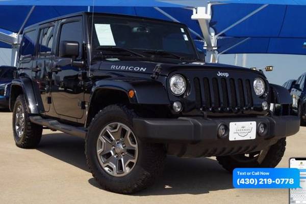 2017 Jeep Wrangler Unlimited Rubicon for sale in Sherman, TX