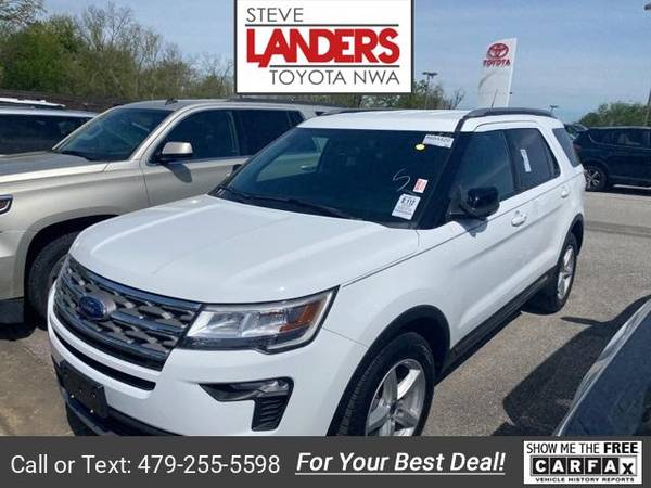 2018 Ford Explorer XLT suv Oxford White - - by dealer for sale in ROGERS, AR