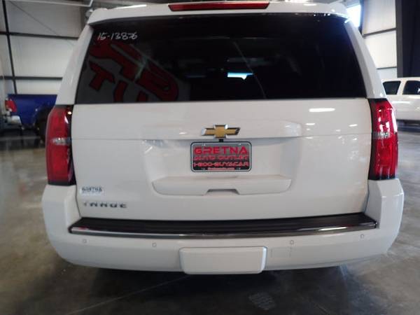 2015 Chevrolet Tahoe 4x4 LTZ 4dr SUV, White for sale in Gretna, KS – photo 6