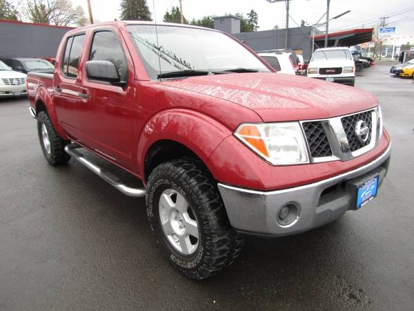 2007 Nissan Frontier 2WD Crew Cab SWB Auto BURGANDY 2 OWNER SO for sale in Milwaukie, OR – photo 5