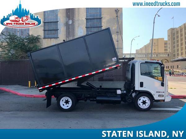 2010 ISUZU NRR 12' FEET DUMP TRUCK GARBAGE JUNK REMOVAL TRUCK-maryland for sale in Staten Island, District Of Columbia – photo 5