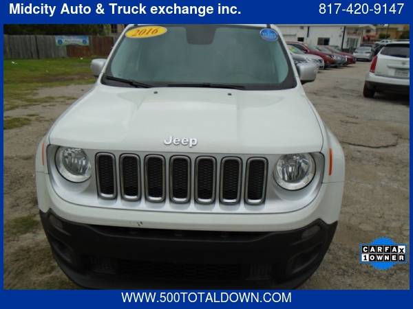 2016 Jeep Renegade FWD 4dr Limited 500totaldown com low monthly for sale in Haltom City, TX – photo 10