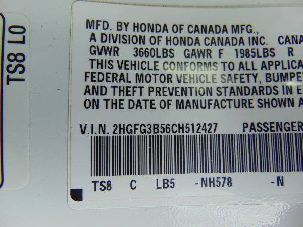 2012 Honda Civic LX for sale in Waterbury, CT – photo 13
