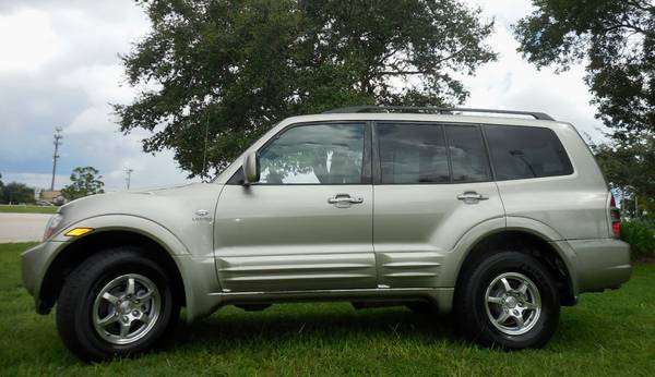 2002 Mitsubishi Montero Ltd 4WD 3 ROWS LTHR NEW TIRES 470 land cruiser for sale in Fort Myers, FL