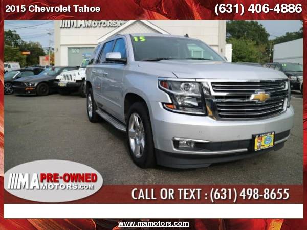 2015 Chevrolet Tahoe 4WD 4dr LTZ We Can Finance Everyone for sale in Huntington Station, NY